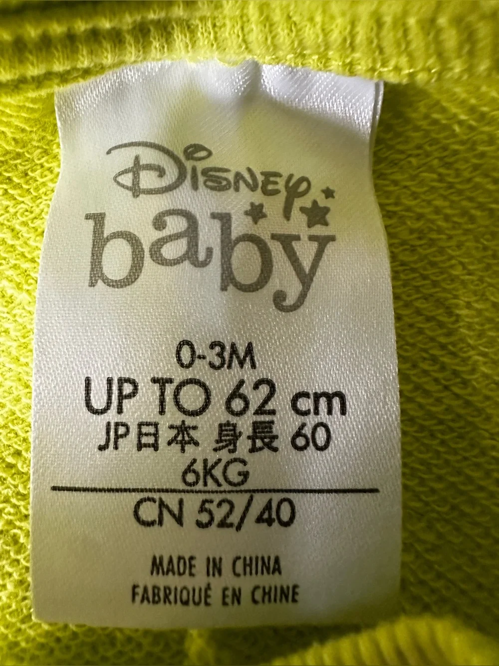 Disney Stitch Coveralls 0-3 Months